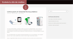 Desktop Screenshot of ecobola.es